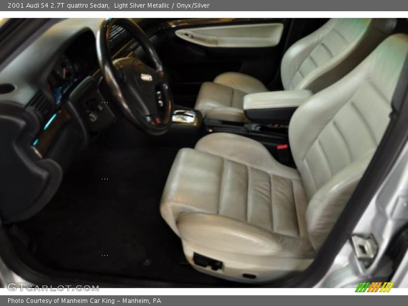  2001 S4 2.7T quattro Sedan Onyx/Silver Interior