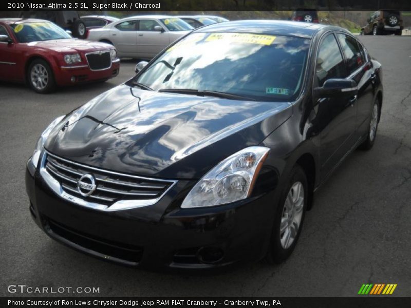 Super Black / Charcoal 2010 Nissan Altima 2.5 SL