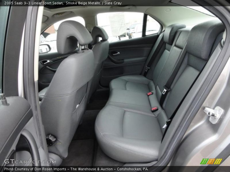  2005 9-3 Linear Sport Sedan Slate Gray Interior