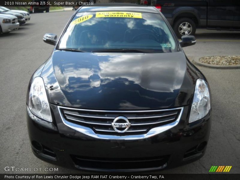 Super Black / Charcoal 2010 Nissan Altima 2.5 SL