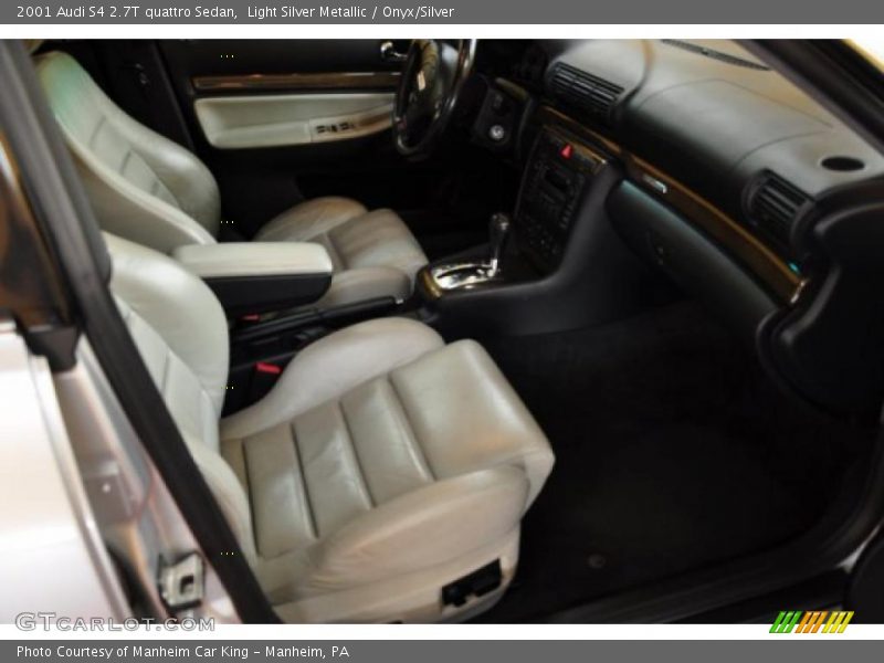  2001 S4 2.7T quattro Sedan Onyx/Silver Interior