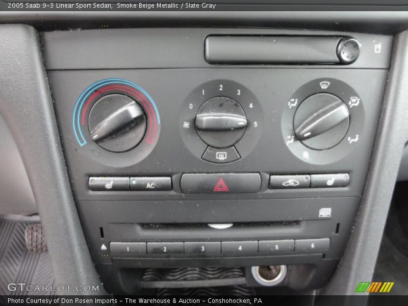 Controls of 2005 9-3 Linear Sport Sedan