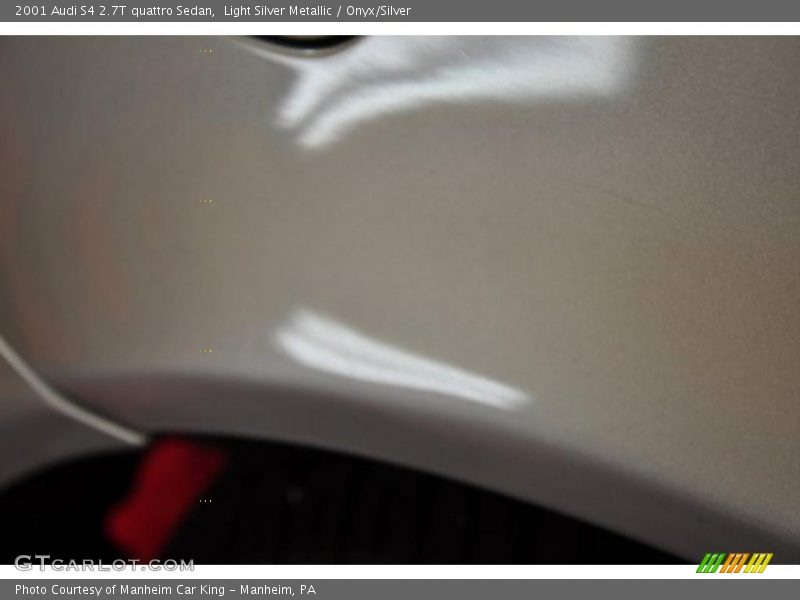 Light Silver Metallic / Onyx/Silver 2001 Audi S4 2.7T quattro Sedan