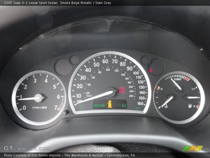  2005 9-3 Linear Sport Sedan Linear Sport Sedan Gauges