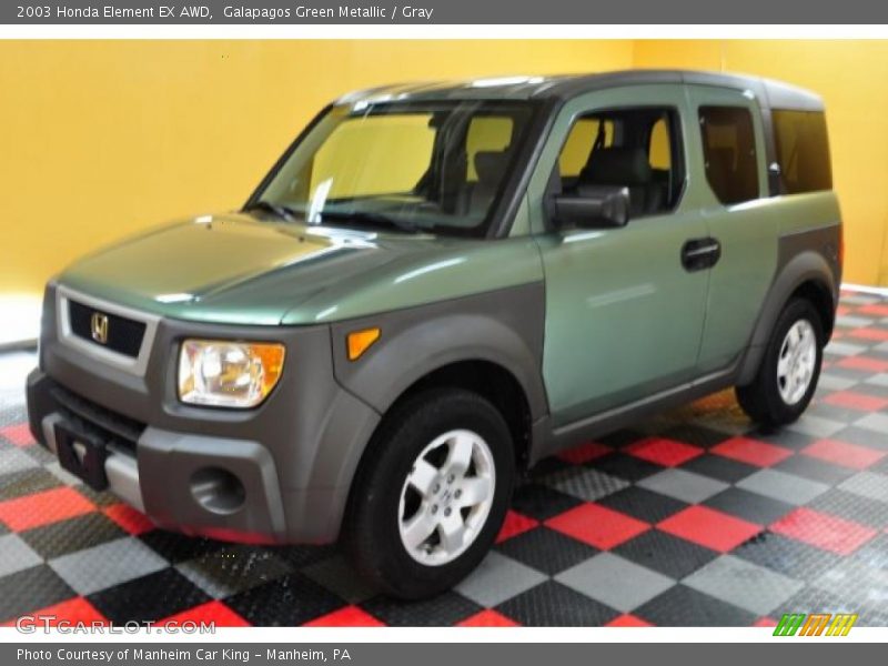 Galapagos Green Metallic / Gray 2003 Honda Element EX AWD