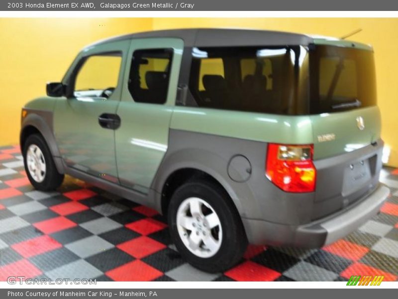 Galapagos Green Metallic / Gray 2003 Honda Element EX AWD