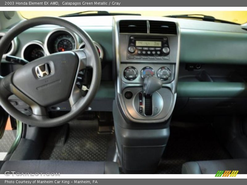 Galapagos Green Metallic / Gray 2003 Honda Element EX AWD