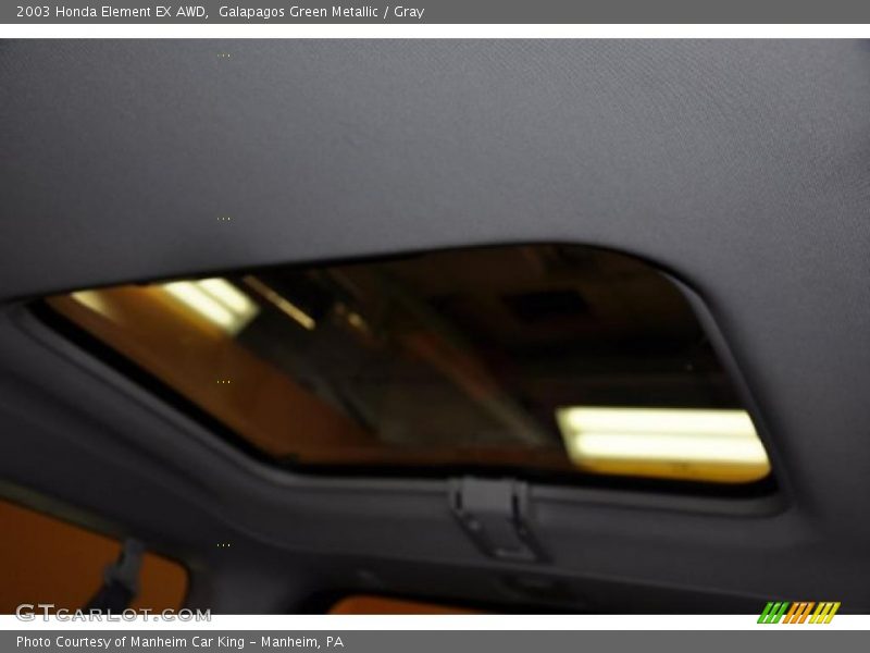 Galapagos Green Metallic / Gray 2003 Honda Element EX AWD