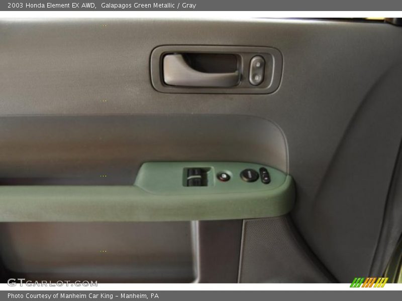 Galapagos Green Metallic / Gray 2003 Honda Element EX AWD