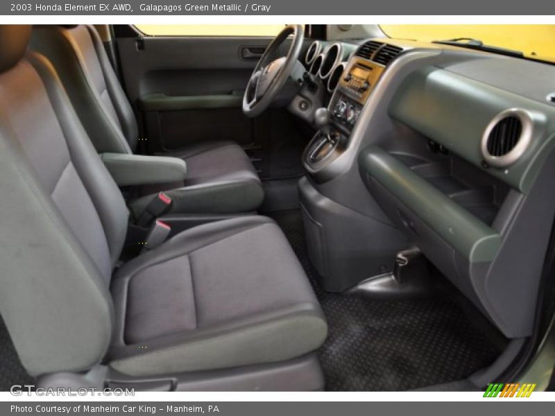 Galapagos Green Metallic / Gray 2003 Honda Element EX AWD