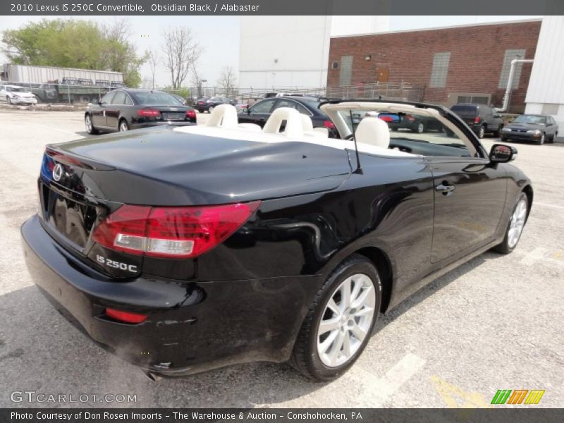 Obsidian Black / Alabaster 2010 Lexus IS 250C Convertible