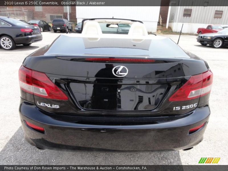 Obsidian Black / Alabaster 2010 Lexus IS 250C Convertible