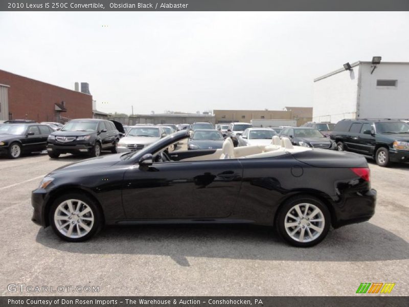 Obsidian Black / Alabaster 2010 Lexus IS 250C Convertible