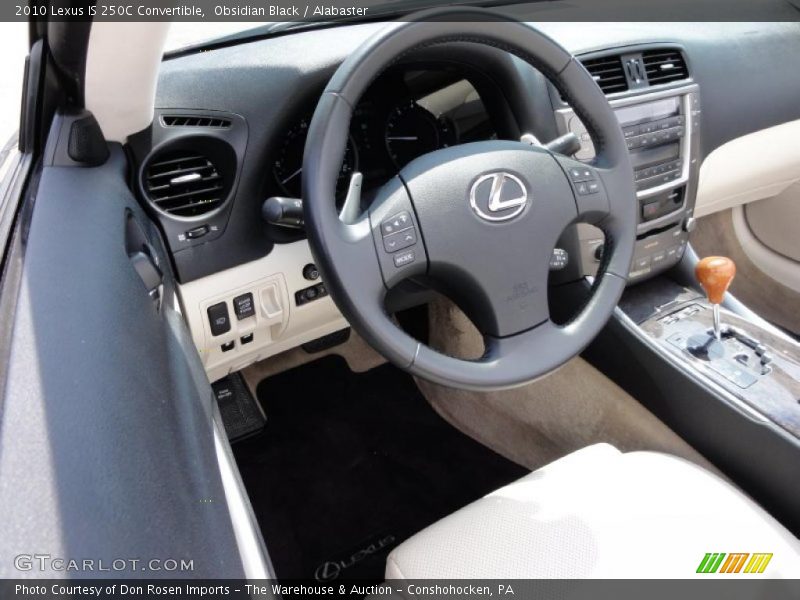  2010 IS 250C Convertible Alabaster Interior