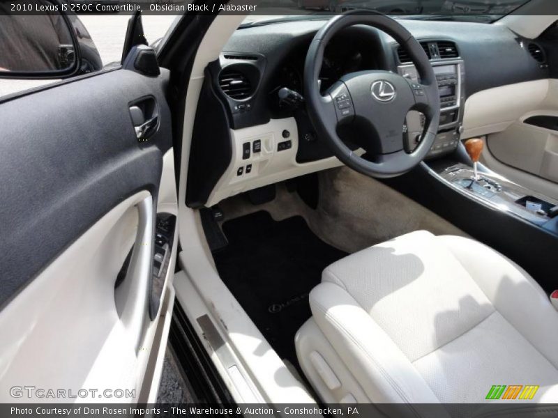  2010 IS 250C Convertible Alabaster Interior