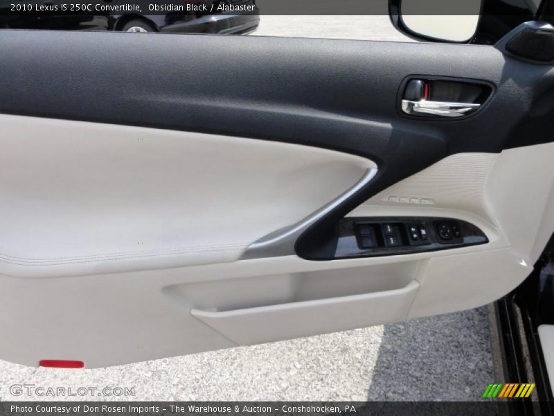 Obsidian Black / Alabaster 2010 Lexus IS 250C Convertible