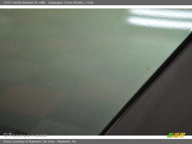 Galapagos Green Metallic / Gray 2003 Honda Element EX AWD