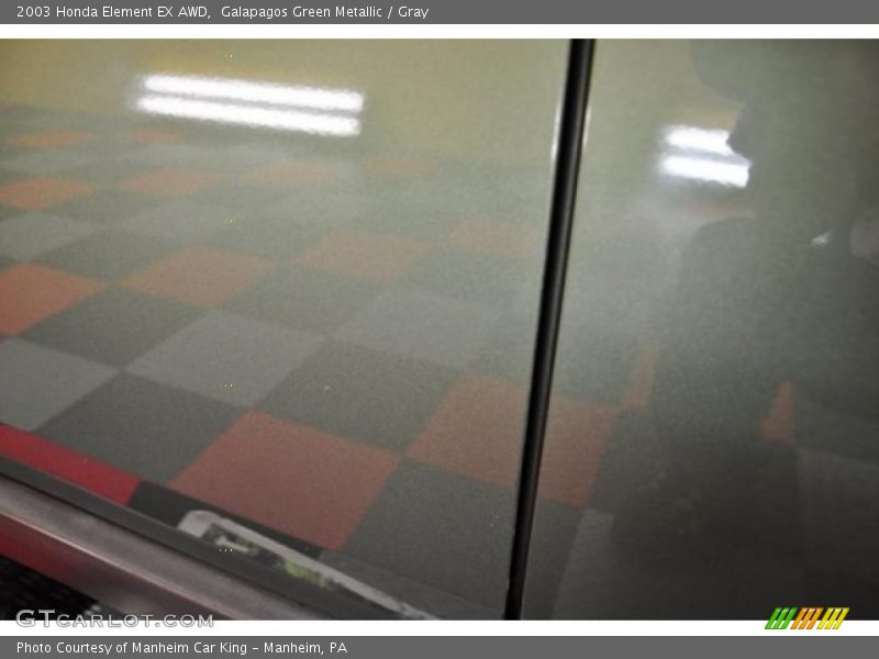 Galapagos Green Metallic / Gray 2003 Honda Element EX AWD