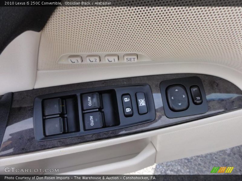 Obsidian Black / Alabaster 2010 Lexus IS 250C Convertible