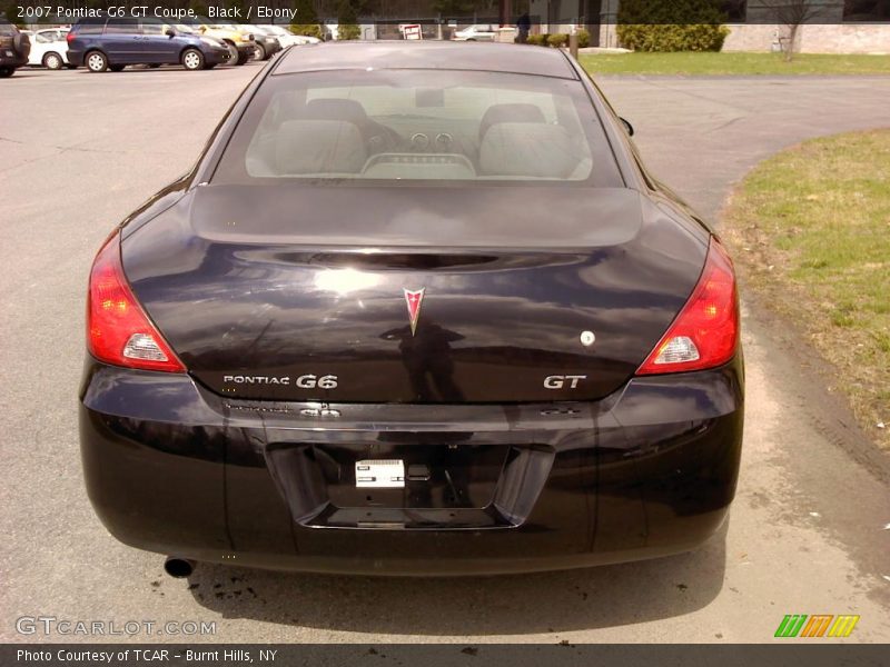 Black / Ebony 2007 Pontiac G6 GT Coupe