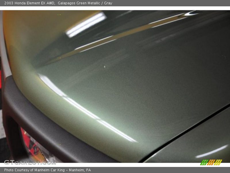 Galapagos Green Metallic / Gray 2003 Honda Element EX AWD