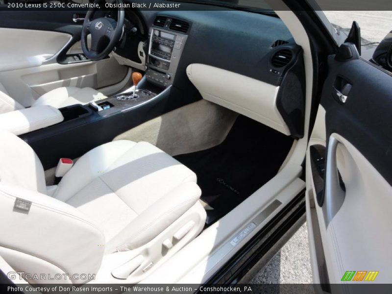 Obsidian Black / Alabaster 2010 Lexus IS 250C Convertible