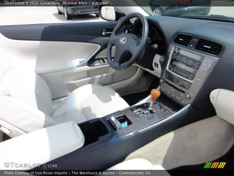 Obsidian Black / Alabaster 2010 Lexus IS 250C Convertible