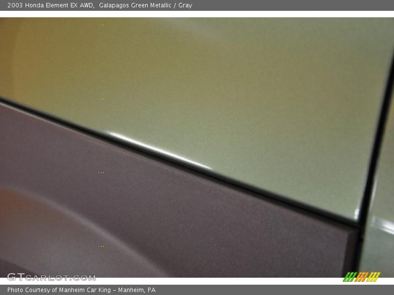 Galapagos Green Metallic / Gray 2003 Honda Element EX AWD