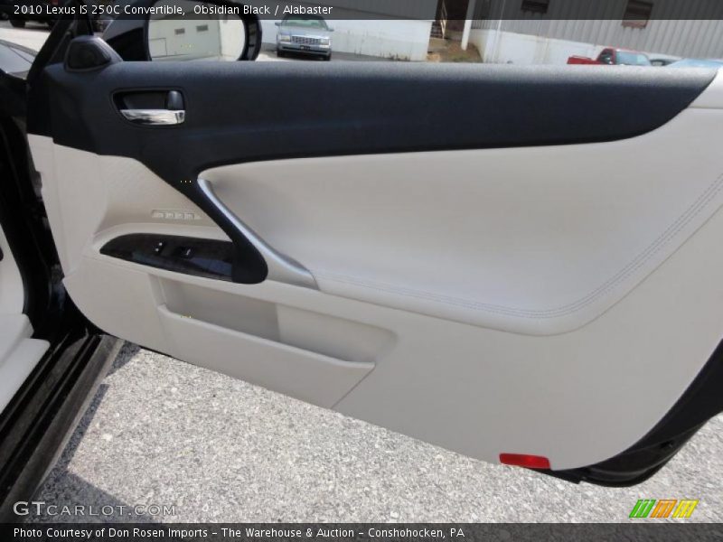 Obsidian Black / Alabaster 2010 Lexus IS 250C Convertible