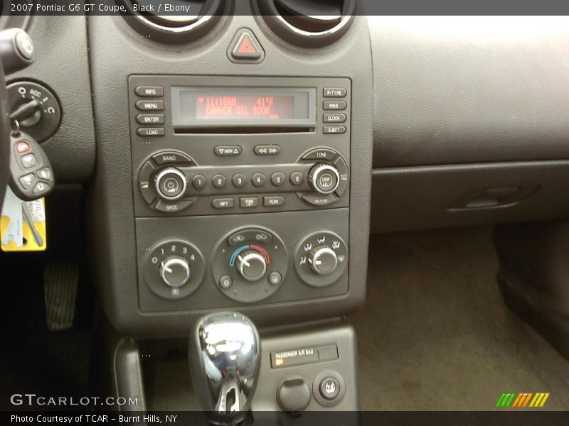 Black / Ebony 2007 Pontiac G6 GT Coupe