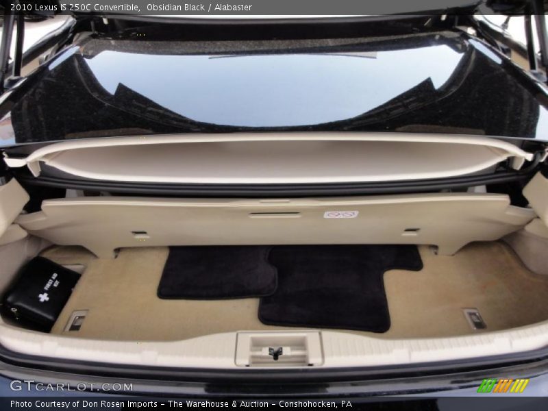  2010 IS 250C Convertible Trunk