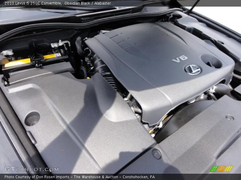 Obsidian Black / Alabaster 2010 Lexus IS 250C Convertible