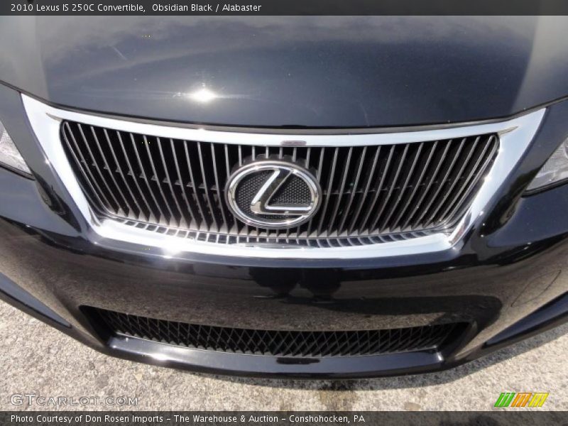 Obsidian Black / Alabaster 2010 Lexus IS 250C Convertible