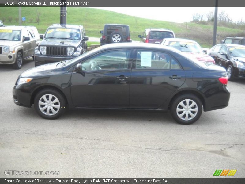 Black Sand Pearl / Ash 2010 Toyota Corolla LE