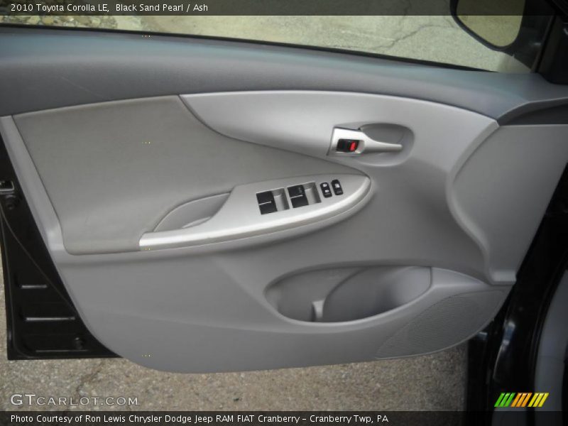 Black Sand Pearl / Ash 2010 Toyota Corolla LE