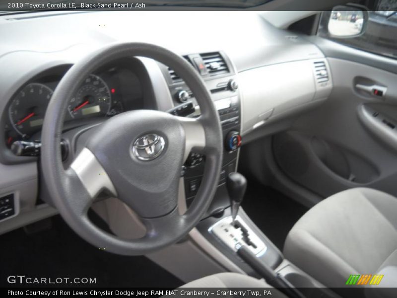 Black Sand Pearl / Ash 2010 Toyota Corolla LE