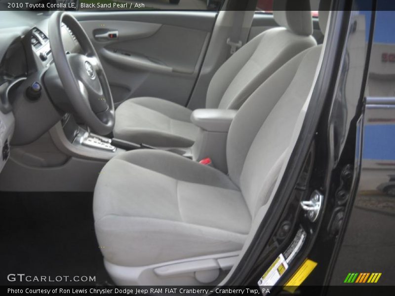 Black Sand Pearl / Ash 2010 Toyota Corolla LE