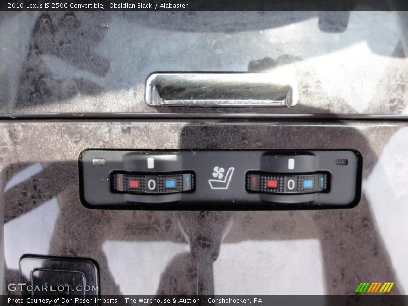 Controls of 2010 IS 250C Convertible