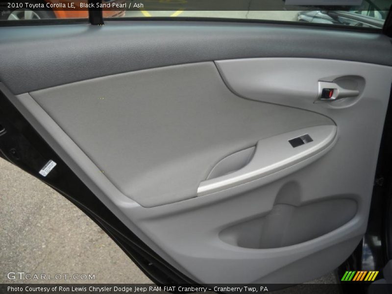 Black Sand Pearl / Ash 2010 Toyota Corolla LE