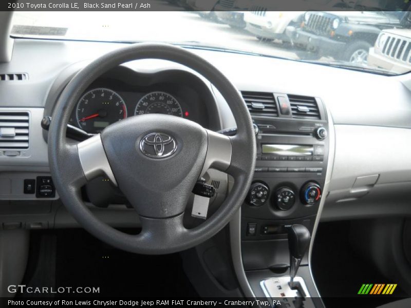 Black Sand Pearl / Ash 2010 Toyota Corolla LE
