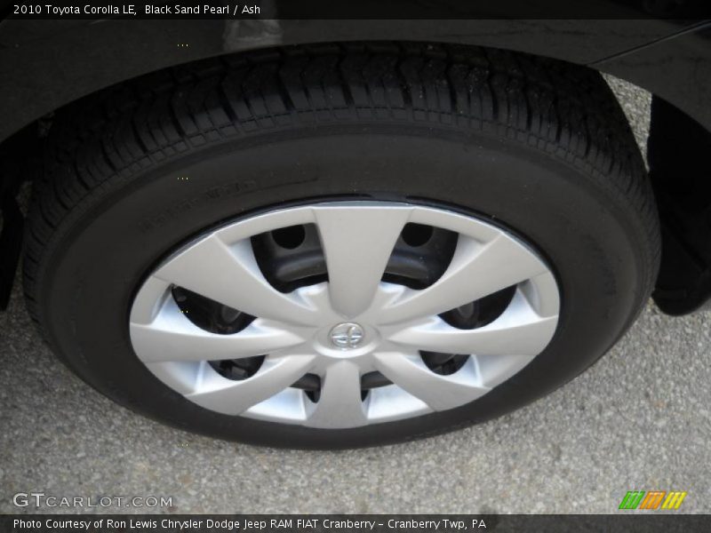 Black Sand Pearl / Ash 2010 Toyota Corolla LE