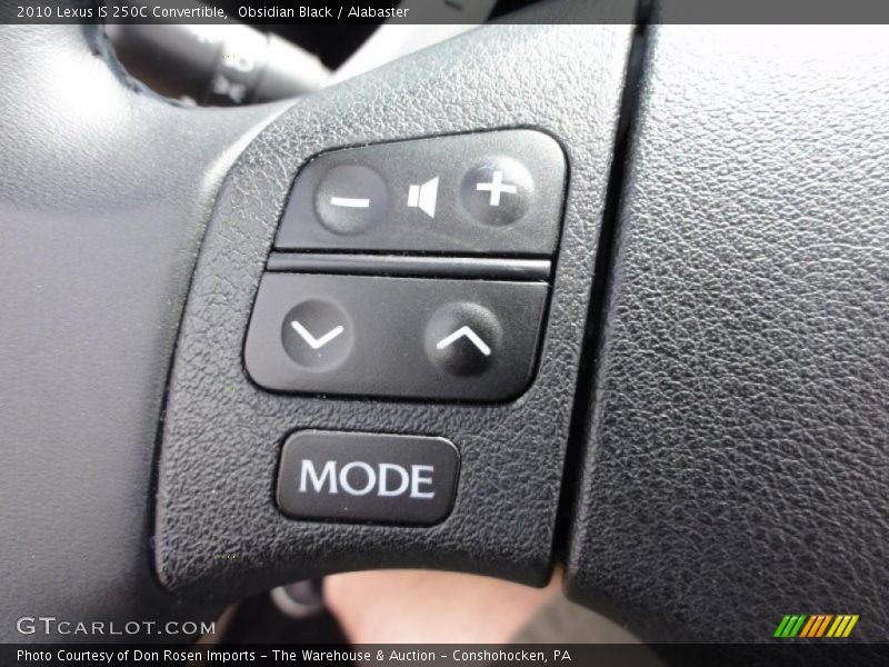 Controls of 2010 IS 250C Convertible