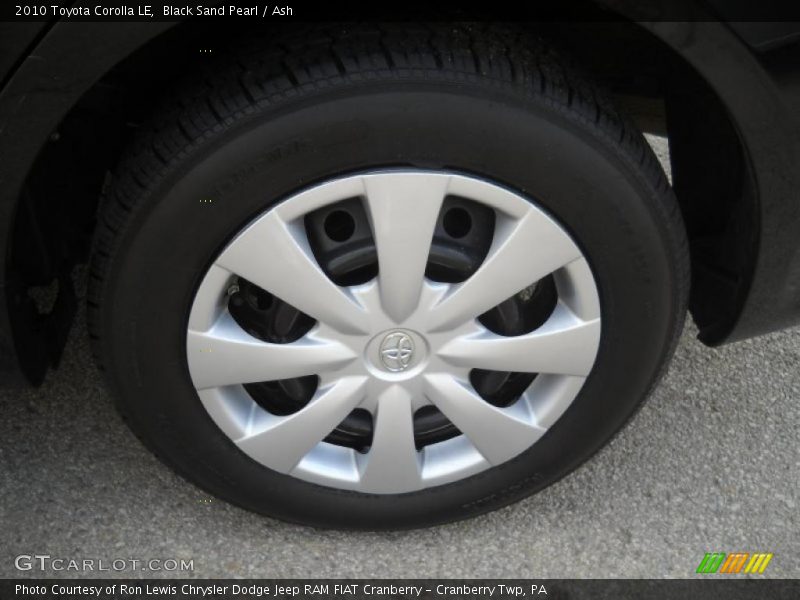 Black Sand Pearl / Ash 2010 Toyota Corolla LE
