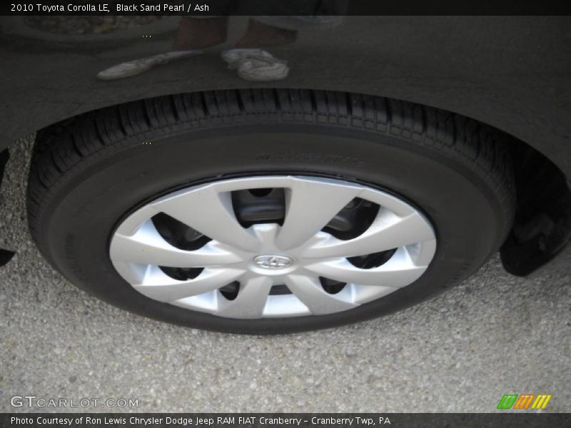 Black Sand Pearl / Ash 2010 Toyota Corolla LE