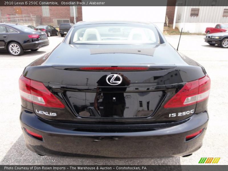 Obsidian Black / Alabaster 2010 Lexus IS 250C Convertible