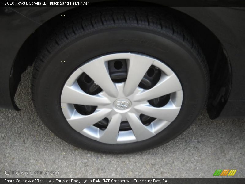 Black Sand Pearl / Ash 2010 Toyota Corolla LE