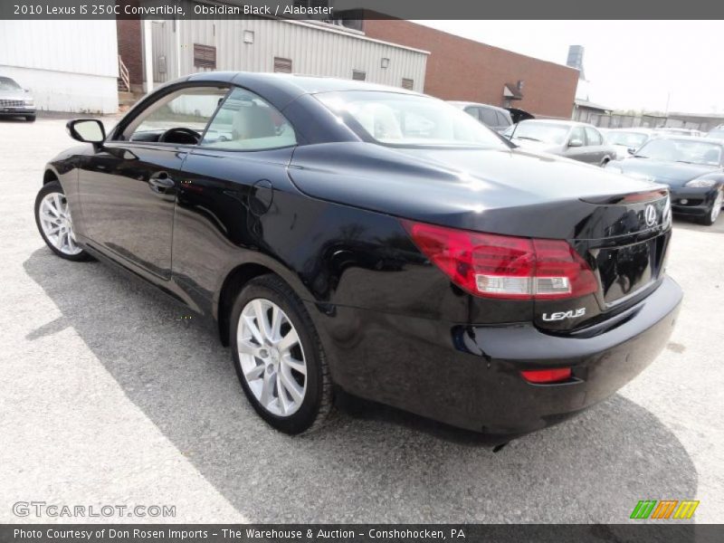 Obsidian Black / Alabaster 2010 Lexus IS 250C Convertible