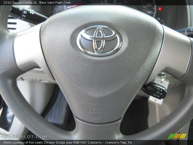 Black Sand Pearl / Ash 2010 Toyota Corolla LE