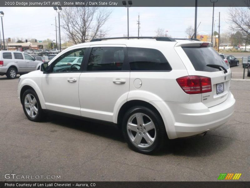 Stone White / Dark Slate Gray 2010 Dodge Journey SXT AWD