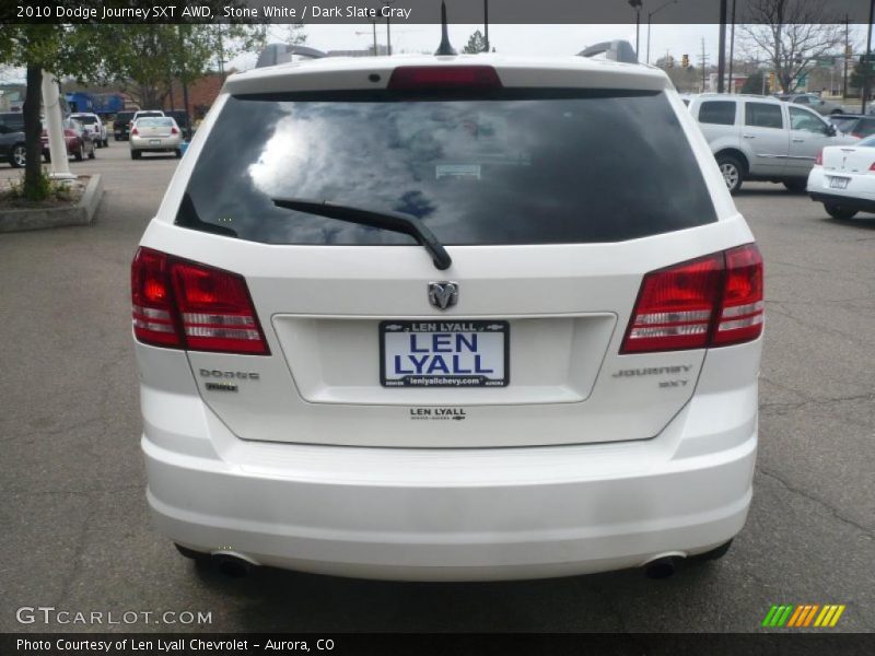Stone White / Dark Slate Gray 2010 Dodge Journey SXT AWD